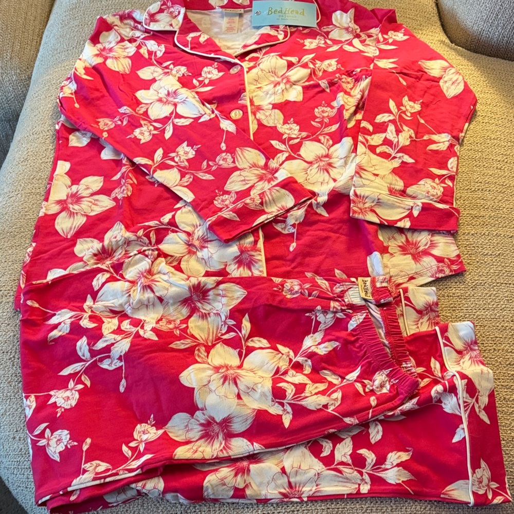 BedHead Pink Floral Pajama Set - Picture 7 of 7